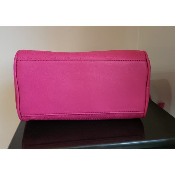 JUICY COUTURE Bag Speedy Satchel - Hot Pink & Matching Wristlet - Picture 14 of 16